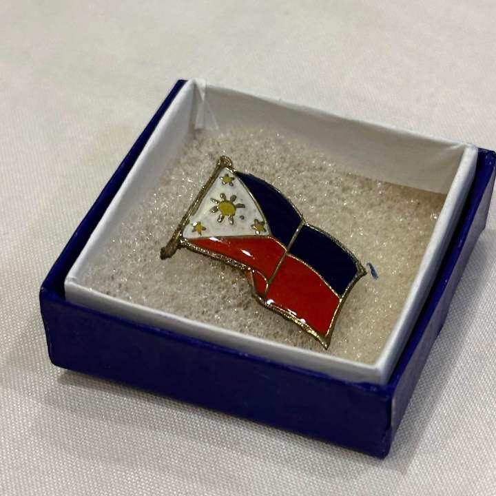 Philippine Flag Collar Pin With Box | Lazada PH