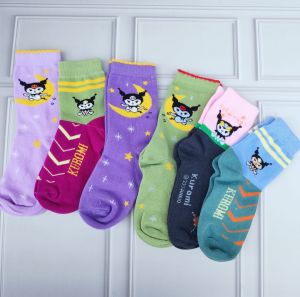 6 Pasang Kaos kaki anak prerempuan cewek motif kuromii tebal nyaman Fashion