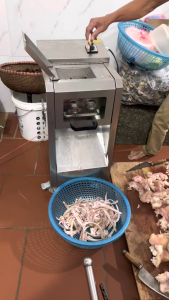 Máy thái thịt tươi sống DQ8 công nghiệp đầy đủ cỡ dao