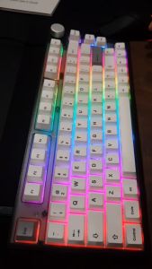 Tecware Veil 80 Wireless Translucent Black RGB Mechanical Keyboard (GATERON BROWNYELLOWBLACKRED) & Veil 87 Barebone