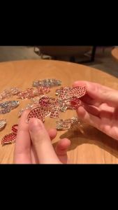 F4 Jepit Rambut Otomatis 9cm Bahan Alloy Kristal Permata Mutiara Rhinestone Barrette Hair Clip RB RC