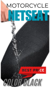 HONDA PCX 160 MOTORCYCLE NET SEAT COVER COLOR BLACK  SCOOTER MESH  BREATABLE CUSHION HIGH QUALITY