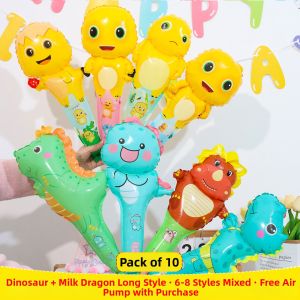 QIANHUAJIAN | Safe Non-Toxic Cartoon Handheld Aluminum Foil Balloon
