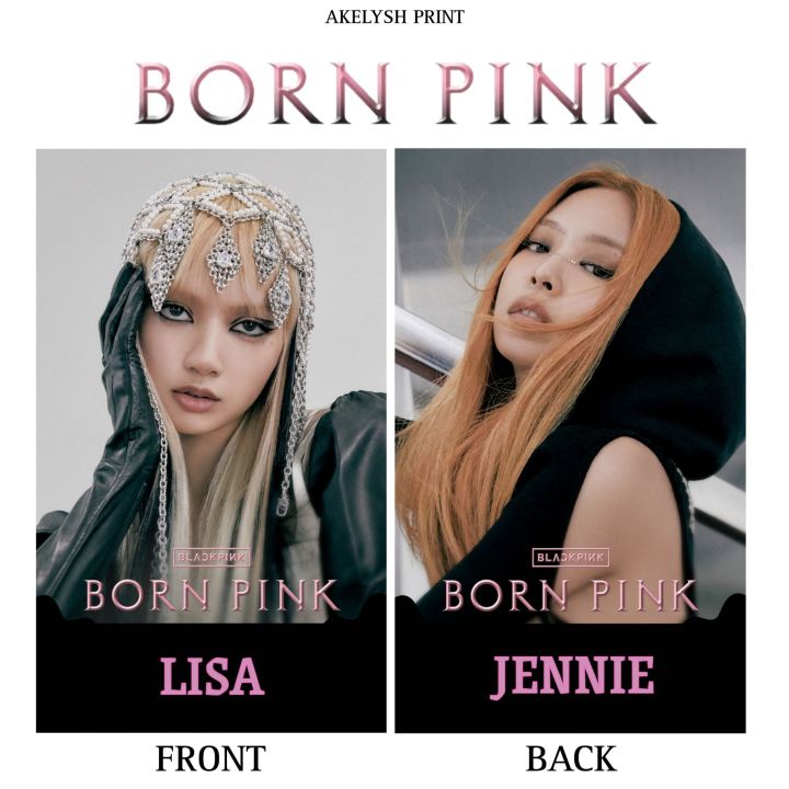 BLACKPINK PHOTOCARDS / BORN PINK / LISA/JENNIE / ROSÈ / JISOO | Lazada PH