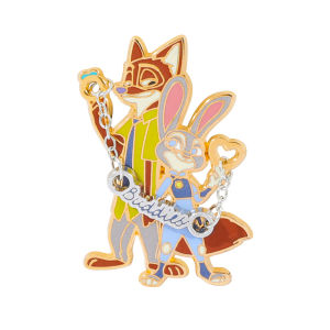 เข็มกลัดดิสนีย์ ซูโทเปีย นิค จูดี้ ทำจากโลหะผสมเคลือบเงา รูปสัตว์น่ารัก ของขวัญสำหรับแฟนๆ เครื่องประดับแฟชั่น