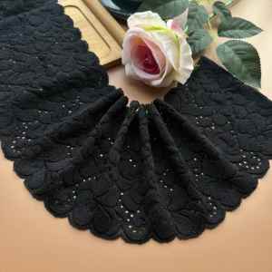 Vải Viền Ren Viền Đen Phong Cách Hàn Quốc Vải Viền Quần Áo Viền Vá Váy Vải Trang Trí Dệt Kim Dày Dây Chuyền Váy