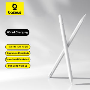 Baseus Bluetooth Stylus Pen 360° Touch Operation Wired Charging Customizable Shortcuts Slide-to-Turn Page For iPad Pro iPad Air