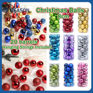 GD 8cm Christmas Balls Christmas Tree Decorations Xmas Christmas Gift