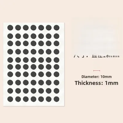3M Thickened EVA Foam Chair Leg Pads Soundproof Non-Slip Furniture Protectors Table Leg Covers Cuttable Single-Sided Tape