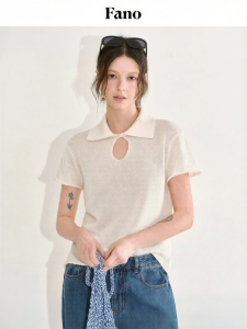 Fano | Áo Thun Polo Cổ Trụ Tay Ngắn Dành Cho Ngày Thường