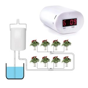 ปั๊มรดน้ำอัตโนมัติ2/4/8หัวสปริงเกอร์รดน้ำดอกไม้บ้านโรงงานปั๊มน้ำหยดอุปกรณ์ตั้งเวลาเครื่องมือสวน