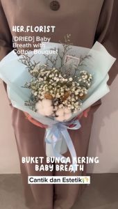 HER.FLORIST [DRIED] Buket Bunga Kering / Bunga Kapas
