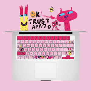 Silicone Keyboard Film Protection for New MacBook Apple Laptop Computer Pro13 Big Mouth Cat Digital Accessories Notebook Parts