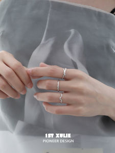 1ST XULIE | Nhẫn Bạc Sạch Không Phai Mẫu Độc Đáo Kiểu Dáng Lạnh Sang Trọng