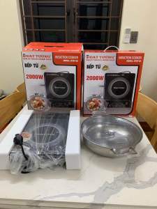 Bếp Từ Cao Cấp [ THƯƠNG HIỆU VIỆT - BH 1 NĂM] - ĐẠT TƯỜNG + kèm nồi inox dày 30cm