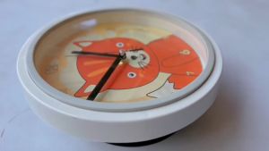 Jam Dinding dan Meja Animal Series Bintang Kamar Anak Mesin Sweep Silent 20cm