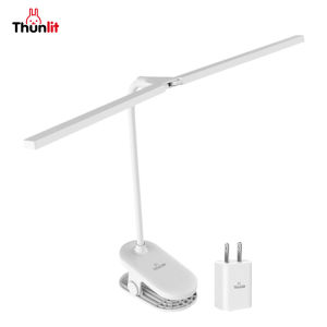 Thunlit Clip Work Light Double Headed Table Lamp 1500mAh USB Rechargeable 3 Color Temperatures