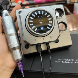 Fix Tattoo Embroidery Current Instrument Prick European Floating Lip Eyebrow and Eye Particles Line Eyebrows Full Polishing All-in-One Machine Small Tattoo Machine