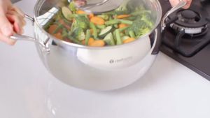 Nồi Tupperware 5 Lớp T-Chef Series Casserole 3.8L Nắp Kim Loại - Tupperware Mall Chợ Lớn