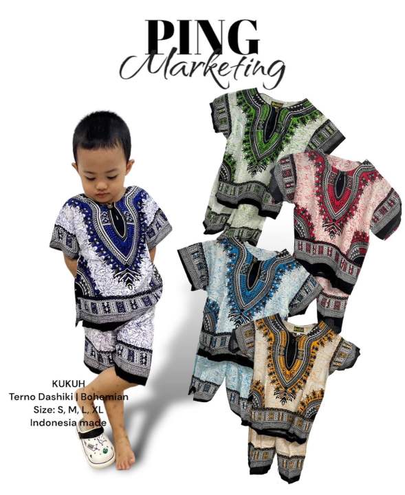 Trendy Boho Kids Terno Set Juragan Style Lazada PH