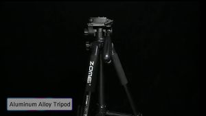 ZOMEI Q222 Lightweight Aluminum Tripod Monopod Portable Travel Camera Stand
