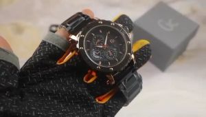Paket Box Exclusive + Tali Kulit & Jam Tangan GC Chrono VA-931SAR