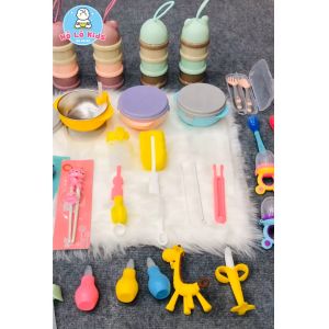 Bộ cọ bình sữa bọt biển 6 chi tiết cọ mút xốp rửa bình núm bình tiện lợi cho bé Shop Mẹ Sam