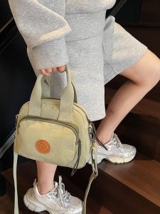 Túi Đeo Chéo Vải Thời Trang Mùa Hè 2025 Túi Xách Đơn Cho Nữ Túi Đeo Vai Đơn Túi Vuông Nhỏ Túi Xách Thường Ngày Túi Xách Bằng Vải Oxford