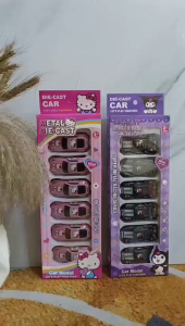 Timi Baby 6in1 childrens inertia cartoon car toy racing toy alloy car toy birthday gift