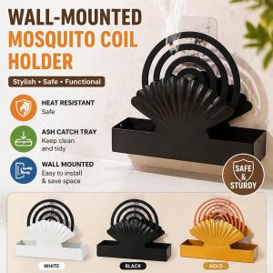 Shell Mosquito Coil Holder Snail Mosquito Coil Tray Household Mosquito Coil Box Home Office Camping Supplies