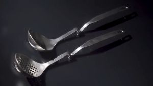 Centong Ladle Stainless Dengan Kait Untuk Sop Sukiyaki Shabu Shabu  Non Tempel Dapur