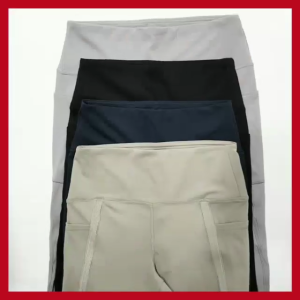 Brandor - HIGH WAIST JOGGER LEGGING - 2 SIDE POCKET - G0ttex ( GTLG54 ) Gym Yoga Fitness Running