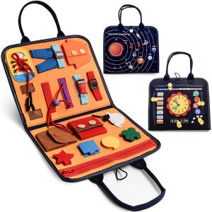 Mengshi Early Education Busy Board Đồ Chơi Giáo Dục Cho Trẻ Em Khóa Kéo Đồ Chơi Tập Đi Tied Shoe Laces Button Đồ Chơi Giáo Dục Mẫu Giáo