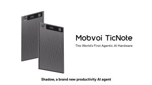 Mobvoi TicNote AI Voice Recorder 600 mins Transcription/month 3mm Ultra-Slim Transcribe and Summarize with AI Note Taker for Meetings and Calls Lectures Integrates ChatGPT DeepSeek and Mainstream LLMs With MagSafe Case and Magnetic Ring