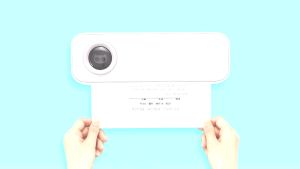 Paperang F2S A4 Portable Thermal Printer 300dpi Wireless BT Printer Support 4/8 inch Compatible with Android IOS Window System GZQIANJI