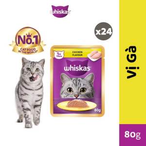Pate Mèo Lớn Whiskas - mỗi gói 80g