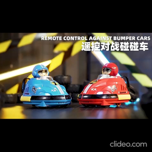 Bộ Đồ Chơi 2 Xe Đụng Điều Khiển Từ Xa GO KART Có Đèn LED Âm Thanh Đồ Chơi Đối Kháng Cho Cả Gia Đình