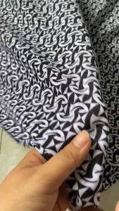 Vải Lụa Đũi Pha Họa Tiết Khổ 1m48 - Không Giãn Mềm Mỏng Vừa - May Áo Sơ mi Đầm Váy Màn Khăn Trải