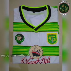 JERSEY PERSEBAYA PRE SEASON 2024 STABILO PUTIH SALUR