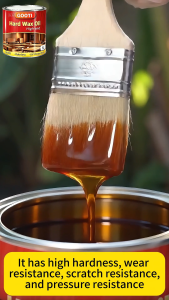 Newly High Gloss Wood Wax Oil-based Varnish Waterproof Wood Furniture Renovation Mold-proof Natural Wood Paint