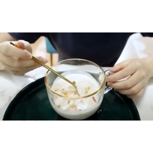 Thìa pha cà phê inox vàng/bạc pha trà muỗng cafe cán dài kiểu dáng thiết kế sang trọng chiều dài 13-15-17 cm-HAUSE