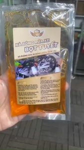 Xà bông bọt tuyết có chạm hương cam rửa xe dạng túi 100ml dùng 1 lần cho 2-3 xe máy