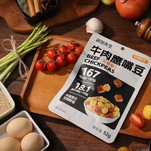【SG Seller】 52g Ready-to-Eat Beef and chickpeas Low-calorie - high-protein casual snacks