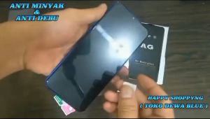 TEMPERED GLASS KACA BLACK MATTE VIVO / Y12/Y12s /Y15s /Y17s /Y18 / ANTI MINYAK/ANTI DEBU/FULL LAYAR