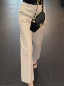 Shalldoer | Bộ đồ mùa hè hai mảnh thời trang cỡ nhỏ không tay áo vest ngắn quần dài cổ chữ V cho nữ