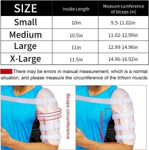 Posture Corrector Shaft Fracture Splint Lightweight Humeral Fracture Brace for Upper Arm ShoulderLong-Bone Humerus