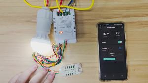 1/3/5PCS Smart WiFi Relay With Temperature Humidity Sensor Switch 85-250V AC 220V RF433 Receiver Work with Tuya APP Alexa Alice