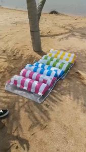 Foldable Inflatable Floating Bed Water Hammock Swimming Pool Party Toys Pool Water Sleeping Chair Outdoor Inflatable Mattress Water Float Hammock Swimming Pool Beach Accessories