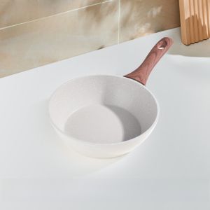 Home Use Stove Top Induction Cookware Non-Stick Flat Bottomed Soup Pot for Steaming Cooking Fried Eggs Suitable for Gas And Electric Stoves