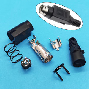 1/2 Chiếc 3/4 Pin MPC Nam/Nữ Đầu Cắm Có Lò Xo Đầu Tròn Khóa Cho Âm Thanh DIY Điện Tử Nữ DC Cổng Kết Nối